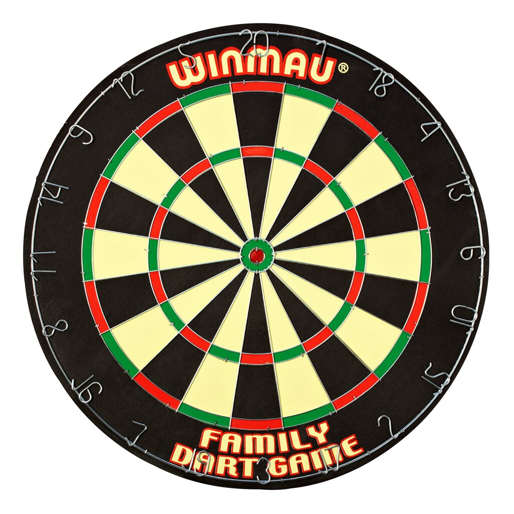 Целевой мишень Winmau Family Dart Game с дротиками цена | pigu.lt