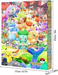 Pokemon 2024 Kalėdų kalendorius vaikams, 24 dovanų detalės – atsitiktinis stilius , Advento kalendorius vaikams festivalis kaina ir informacija | Žaislai berniukams | pigu.lt