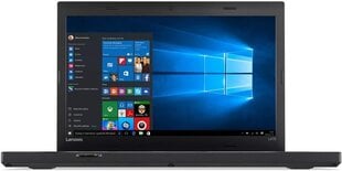 Lenovo ThinkPad L470 14", Intel Core i5-7200U, 8GB, 256GB SSD, Windows, Juodas kaina ir informacija | Nešiojami kompiuteriai | pigu.lt