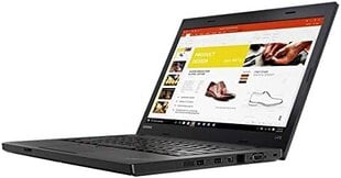 Lenovo ThinkPad L470 14", Intel Core i5-7200U, 8GB, 256GB SSD, Windows, Juodas kaina ir informacija | Nešiojami kompiuteriai | pigu.lt