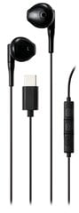 Ausinės STREETZ , 3-mygtukai, USB-C, juodos/ C210-BLK / 6612040 kaina ir informacija | Ausinės | pigu.lt