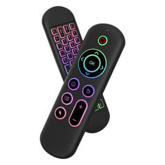 NAUJA M5 Smart Air Mouse 2.4G Mini Wireless Keyboard TV nuotolinio valdymo pultas, skirtas Android TV priedėliui PC Air Mouse nuotolinio valdymo pultas kaina ir informacija | Išmaniųjų (Smart TV) ir televizorių priedai | pigu.lt