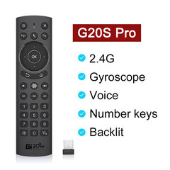 2022 m. G20s G20s Pro Bt Gyro Smart Balso nuotolinio valdymo pultas G20 Ir Learning 2.4g belaidė Fly Air pelė, skirta X96 H96 Max Android TV priedėliui – nuotolinio valdymo pultas – AliExpress kaina ir informacija | Išmaniųjų (Smart TV) ir televizorių priedai | pigu.lt