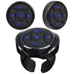 Belaidis „Bluetooth“ medijos mygtukas nuotolinio valdymo pultelis Automobilis Motociklas Dviračio Vairas Mp3 Muzika Groti iOS Android telefono planšetiniam kompiuteriui – Nuotolinio valdymo pultai – AliExpress цена и информация | Аксессуары для телевизоров и Smart TV | pigu.lt