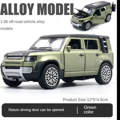 (krepšys) imitacinis automobilio modelis 1:36 lydinio visureigio automobilio modelio vaikiškas žaislas kaina ir informacija | Kolekciniai modeliukai | pigu.lt