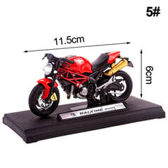 1:18 Lydinio liejinys „Ducati“ motociklo modeliavimas visureigio modelio tortas, dekoruojantis ornamentą gimtadienio dovana berniukams žaislai цена и информация | Коллекционные модели автомобилей | pigu.lt