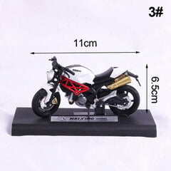 1:18 Lydinio liejinys „Ducati“ motociklo modeliavimas visureigio modelio tortas, dekoruojantis ornamentą gimtadienio dovana berniukams žaislai цена и информация | Коллекционные модели автомобилей | pigu.lt