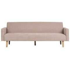 Sofa-lova Kells, 208x78 cm, smėlio spalvos kaina ir informacija | Sofos | pigu.lt