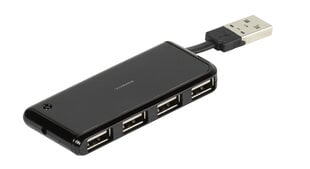 Adapteris VIVANCO USB A HUB, 4x USB A kaina ir informacija | Adapteriai, USB šakotuvai | pigu.lt