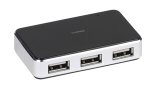 Adapteris VIVANCO USB A HUB, 4x USB A, metal kaina ir informacija | Adapteriai, USB šakotuvai | pigu.lt