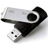Goodram UTS2 USB 2.0 8GB kaina ir informacija | USB laikmenos | pigu.lt