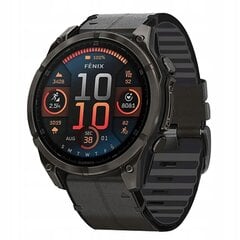 Tech-Protect ремешок для часов Silicone PU Garmin fenix 5X/5X Plus/6X/6X Pro/7X/8 51mm, черный цена и информация | Аксессуары для смарт-часов и браслетов | pigu.lt