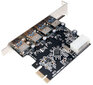 LogiLink USB3.0 4-Port PCI-Express Card PC0057 цена и информация | Valdikliai | pigu.lt