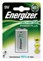 Energizer 175mAh NiMH 9V Аккумулятор, 1vnt. цена и информация | Батарейки | pigu.lt