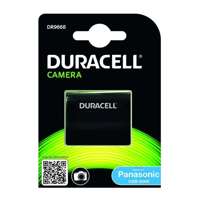 Duracell baterija, analogas Panasonic CGA-S006, 700mAh цена и информация | Akumuliatoriai fotoaparatams | pigu.lt