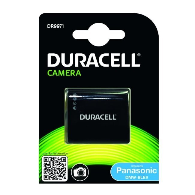 Duracell baterija, analogas Panasonic DMW-BLE9, DMW-BLG10, 750mAh цена и информация | Akumuliatoriai fotoaparatams | pigu.lt