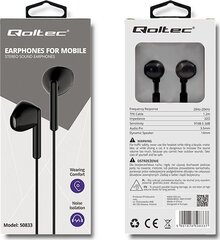 Qoltec 50833 Black цена и информация | Теплая повязка на уши, черная | pigu.lt
