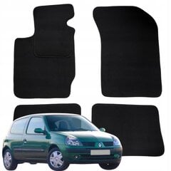 Kilimėliai Renault Clio 2 II VELOR 1998-2005 B kaina ir informacija | Modeliniai tekstiliniai kilimėliai | pigu.lt