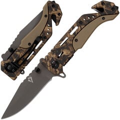 Daugiafunkcis sulankstomas peilis Dominator Urban Combat Tech-Gold, 8.5 cm цена и информация | Туристические ножи, многофункциональные приборы | pigu.lt