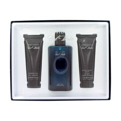 Rinkinys Davidoff Cool Water: EDT vyrams 125 ml + dušo gelis 75 ml + balzamas po skutimosi 75 ml kaina ir informacija | Davidoff Kvepalai, kosmetika | pigu.lt