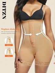 1 vnt. Suspaudžiantis visą figūrą formuojantis Bodysuit Plus Size High Waist Body Shaper Control Faja šortai Juosmens treniruoklis · Abrikosas · XXXL kaina ir informacija | Liekninantys apatiniai | pigu.lt