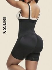 1 vnt. suspaudžiantis visą figūrą formuojantis Bodysuit Plus Size High Waist Body Shaper Control Faja šortai juosmens treniruoklis Juoda·L kaina ir informacija | Liekninantys apatiniai | pigu.lt