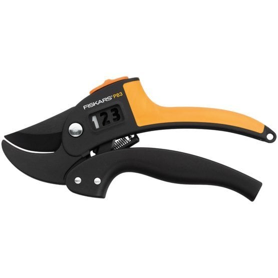 Sekatorius atraminiais ašmenimis Fiskars PowerStep™ P83 111670 цена и информация | Sodo įrankiai | pigu.lt