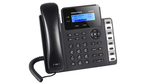 Grandstream GXP1628, juodas цена и информация | Stacionarūs telefonai | pigu.lt