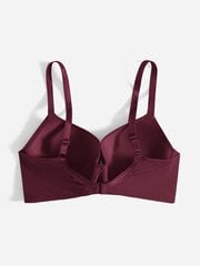 Plius lankas Kalnų krištolinio akmens detalės Push Up Bra·Maroon·85E kaina ir informacija | Apatiniai marškinėliai moterims | pigu.lt