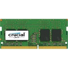 Crucial DDR4 SODIMM 4GB 2400MHz CL17 (CT4G4SFS824A) kaina ir informacija | Operatyvioji atmintis (RAM) | pigu.lt