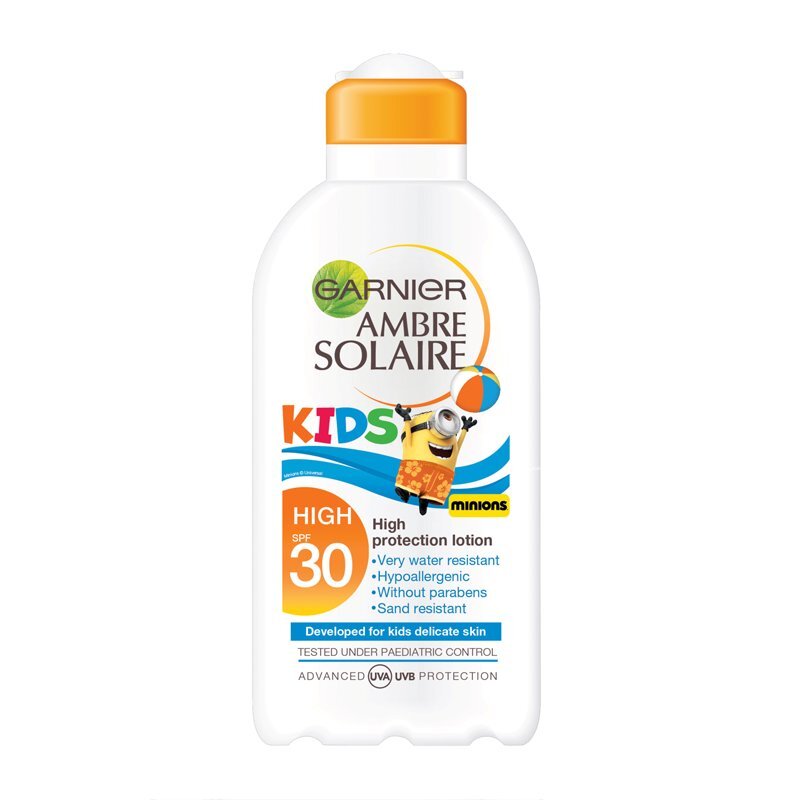 Apsauginis pienelis vaikams Garnier Ambre Solaire SPF30 200 ml kaina ir informacija | Kremai nuo saulės | pigu.lt