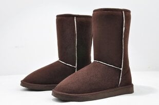 (36-EVA ruda) Gamintojas 2024 Fashion 24cm žieminiai batai moteriški sniego batai botas de neve ir smėlio spalvos, juodi, pilki, kavos, rožiniai, kaina ir informacija | Lygumų slidinėjimo batai | pigu.lt