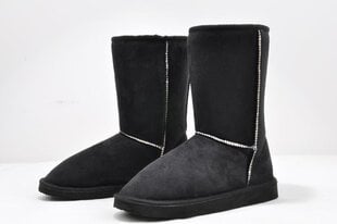 (36-EVA juoda) Gamintojas 2024 Fashion 24cm žieminiai batai moteriški sniego batai botas de neve ir smėlio spalvos, juodi, pilki, kavos, rožiniai, kaina ir informacija | Lygumų slidinėjimo batai | pigu.lt