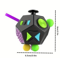 Fidget Toy mažinantis stresą, kūrybinis, magiškas kubas Tech Zone kaina ir informacija | Lauko žaidimai | pigu.lt