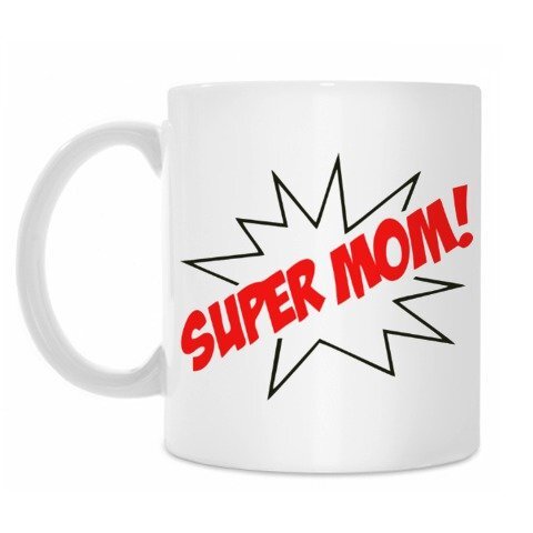 Puodelis "Super mom" цена и информация | Originalūs puodeliai | pigu.lt