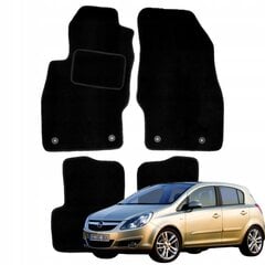 Kilimėliai Opel Corsa D VELOR 2007-2014 B kaina ir informacija | Modeliniai tekstiliniai kilimėliai | pigu.lt