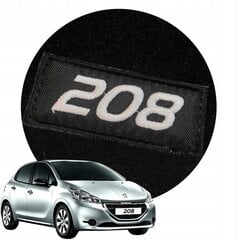 Kilimėliai Peugeot 208 VELOR nuo 2012 B kaina ir informacija | Modeliniai tekstiliniai kilimėliai | pigu.lt