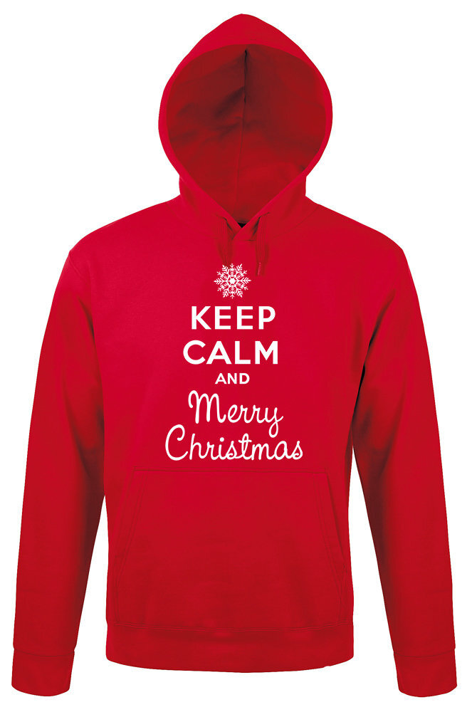 Džemperis "Keep calm Merry Christmas" kaina ir informacija | Originalūs džemperiai | pigu.lt