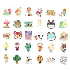 50vnt Animal Crossing Game Lipdukai Riedlentė Šaldytuvas Nešiojamas kompiuteris Lu kaina ir informacija | Aplikacijos, papuošimai, lipdukai | pigu.lt