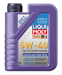 Синтетическое моторное масло  Liqui-Moly Leichtlauf High Tech 5W-40, 1L цена и информация | Liqui-Moly Автотовары | pigu.lt