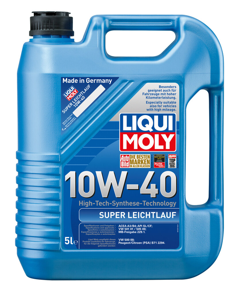 Pusiau sintetinė variklinė alyva Liqui-Moly SAE 10W-40, 5L цена и информация | Variklinės alyvos | pigu.lt