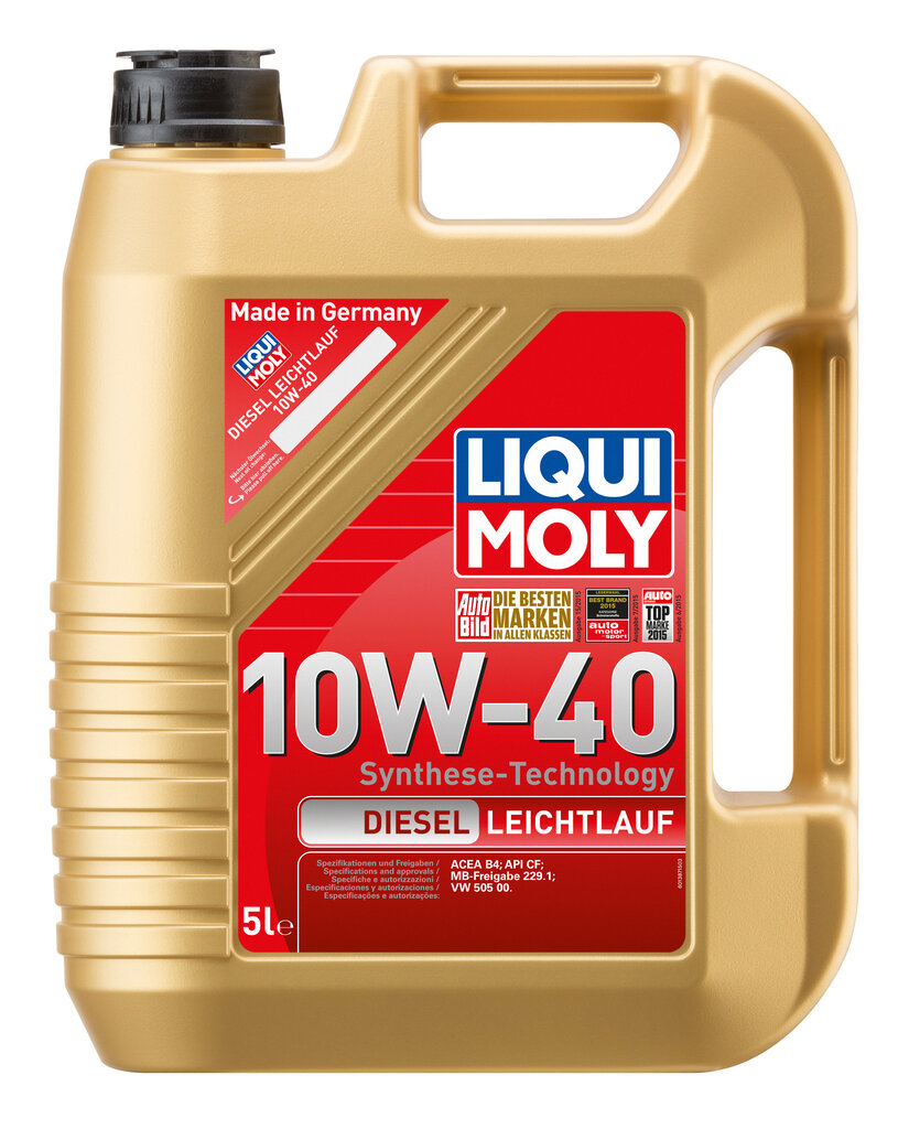 Liqui Moly dyzelinių variklių alyva SAE 10W-40, 5L kaina ir informacija | Variklinės alyvos | pigu.lt