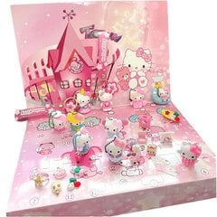 Sanrio Hello Kitty Advento kalendorius Anime figūrėlės kalėdinės dovanos 24vnt / dėžutė raktų pakabukas pakabukas mergaitei Kūrybiški modelio papuošalai kaina ir informacija | Kalėdinės dekoracijos | pigu.lt