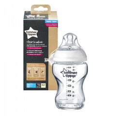 Stiklinis buteliukas Tommee Tippee CTN, 250ml, 0m+, 42243877 kaina ir informacija | Buteliukai kūdikiams ir jų priedai | pigu.lt