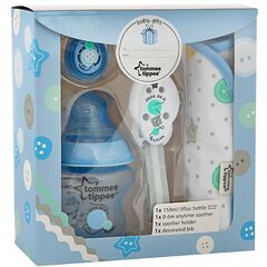 Подарочный комплект для мальчиков Tommee Tippee Cute as a Button, 150мл, 0м+, 42354677 цена и информация | Бутылочки и аксессуары | pigu.lt