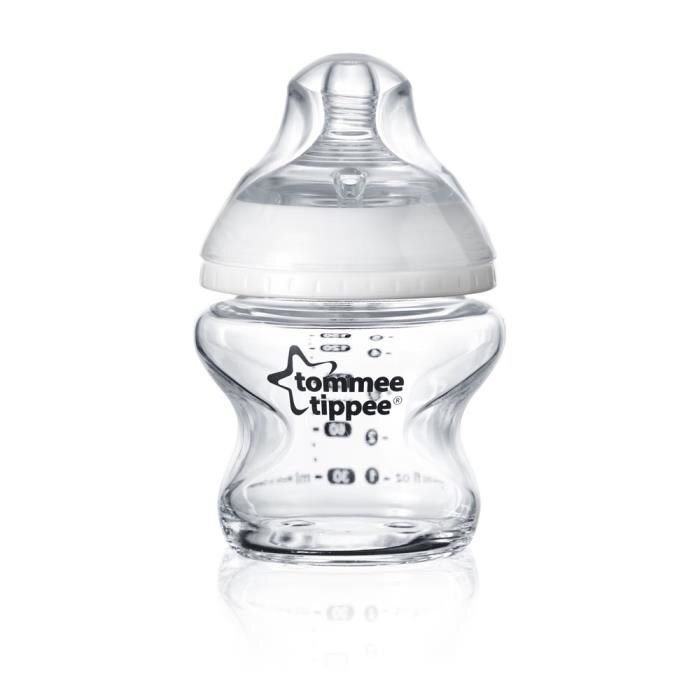 Stiklinis buteliukas Tommee Tippee CTN, 150ml, 0m+, 42243777 kaina ir informacija | Buteliukai kūdikiams ir jų priedai | pigu.lt