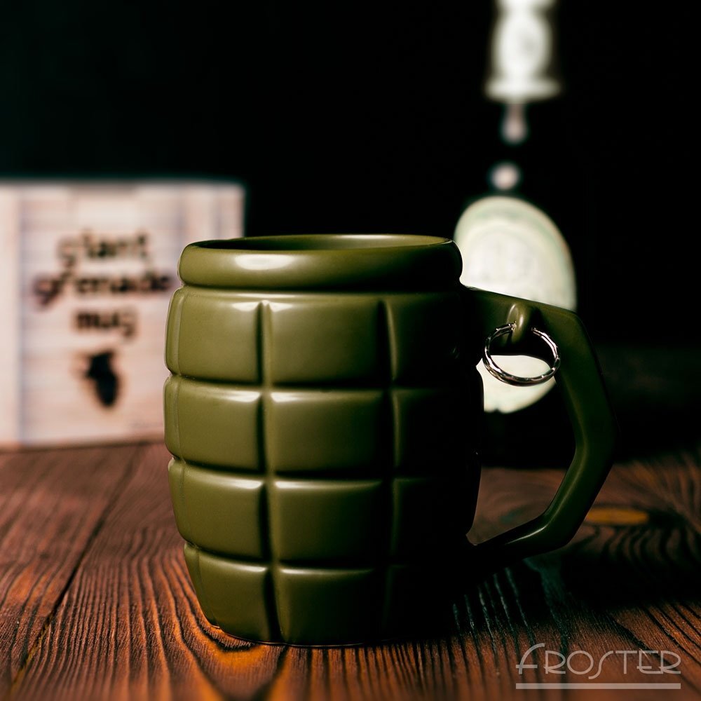 Gigantiškas granatos formos puodelis, 1 vnt. цена и информация | Originalūs puodeliai | pigu.lt