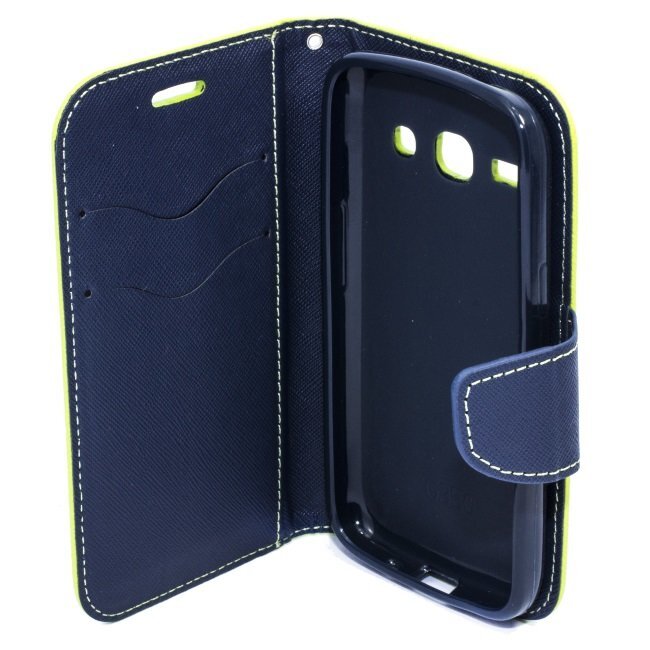 Atverčiamas dėklas Telone Fancy Diary Bookstand Case LG K4 K120E, Šviesiai žalias/Mėlynas цена и информация | Telefono dėklai | pigu.lt