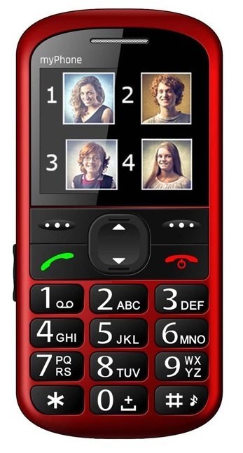 MyPhone Halo 2, (EN,LT) Red цена и информация | Mobilieji telefonai | pigu.lt