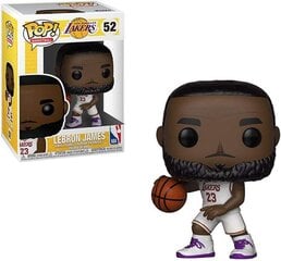 Funko POP NBA: „Lakers“ – LeBronas Jamesas (balta uniforma) kaina ir informacija | Stalo žaidimai, galvosūkiai | pigu.lt